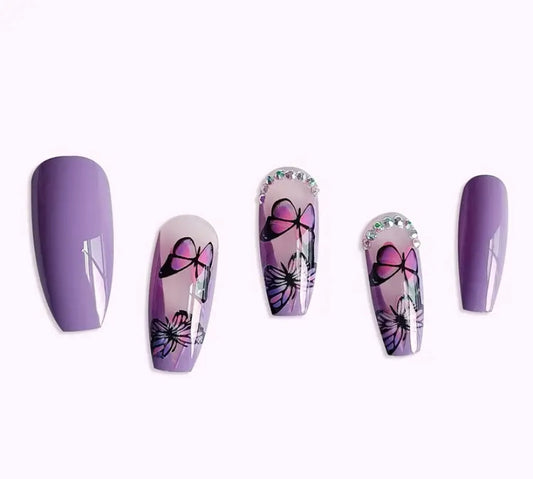 Purple Butterfly Set
